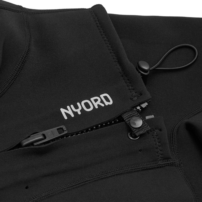 2024 Nyord Mens Tempus 3/2mm Chest Zip Wetsuit N04BA00017 - Black